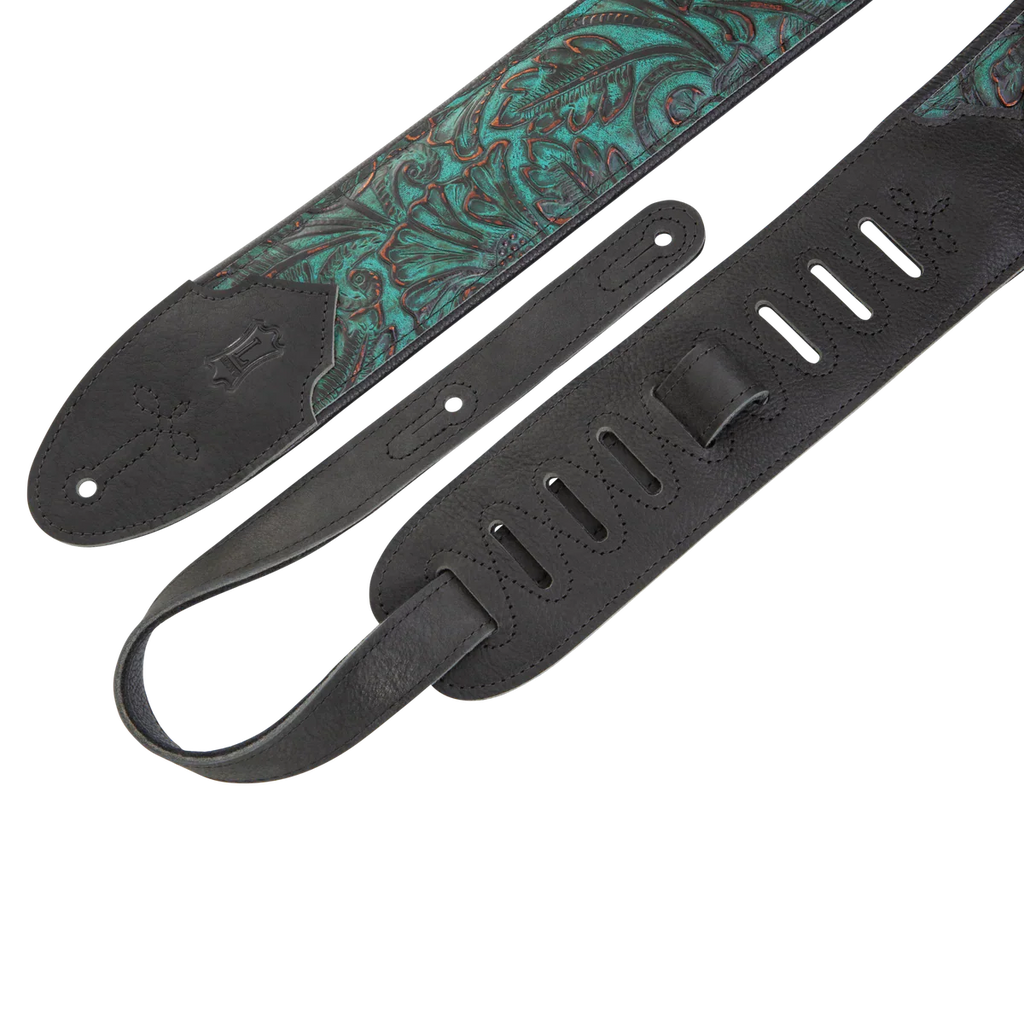 Levy's Leathers M4WP-001 Embossed Leather Guitar Strap