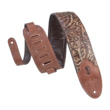 Load image into Gallery viewer, Levy's Leathers M4WP-002 Sundance Series 3" Wide Embossed Leather Guitar Strap