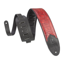 Load image into Gallery viewer, Levy's Leathers M4WP-003 Sundance Series 3" Wide Embossed Leather Guitar Strap