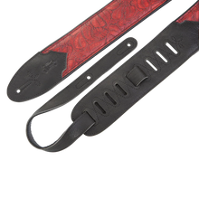 Load image into Gallery viewer, Levy's Leathers M4WP-003 Sundance Series 3" Wide Embossed Leather Guitar Strap