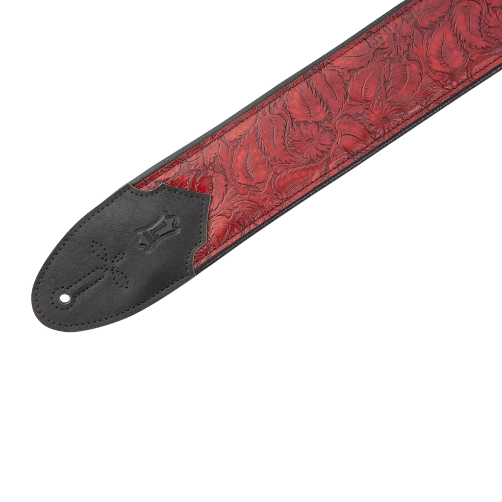 Levy's Leathers M4WP-003 Sundance Series 3" Wide Embossed Leather Guitar Strap