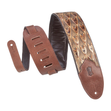 Load image into Gallery viewer, Levy's Leathers M4WP-004 Sundance Series 3" Wide Embossed Leather Guitar Strap
