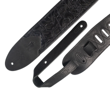 Load image into Gallery viewer, Levy's Leathers M4WP-007 Sundance Series 3" Wide Embossed Leather Guitar Strap