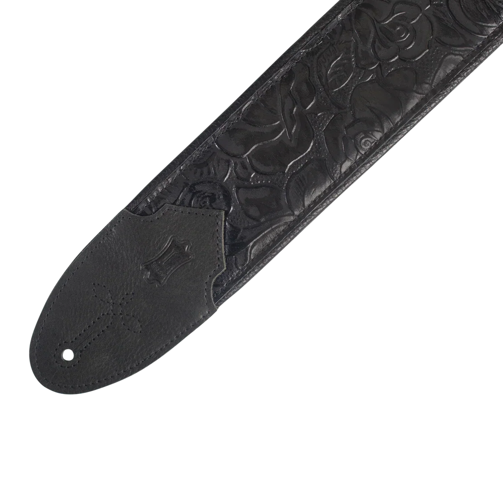 Levy's Leathers M4WP-007 Sundance Series 3" Wide Embossed Leather Guitar Strap