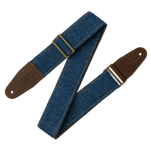 Charger l'image dans la galerie, Levy's Leathers M7DM-BLU Denim Series 2" Wide Guitar Strap