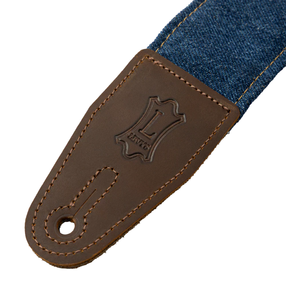 Levy's Leathers M7DM-BLU Denim Series 2" Wide Guitar Strap