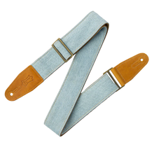 Charger l'image dans la galerie, Levy's Leathers M7DM-LTB Denim Series 2" Wide Guitar Strap
