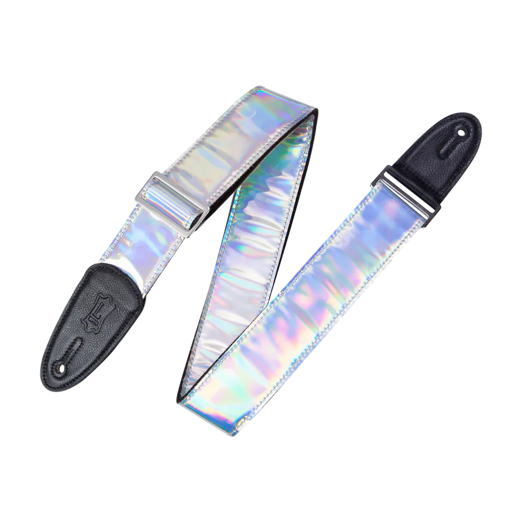 Levy's Leathers M7SC-SIL 2" Vinyl Guitar Strap - Irridescent Rainbow