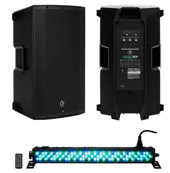 Mackie Thump212 1400W 12" Powered Speaker + MR DJ LED Mini Strip