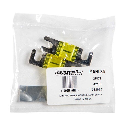Install Bay MANL35 Mini ANL 35 AMP Fuse - Package of 2