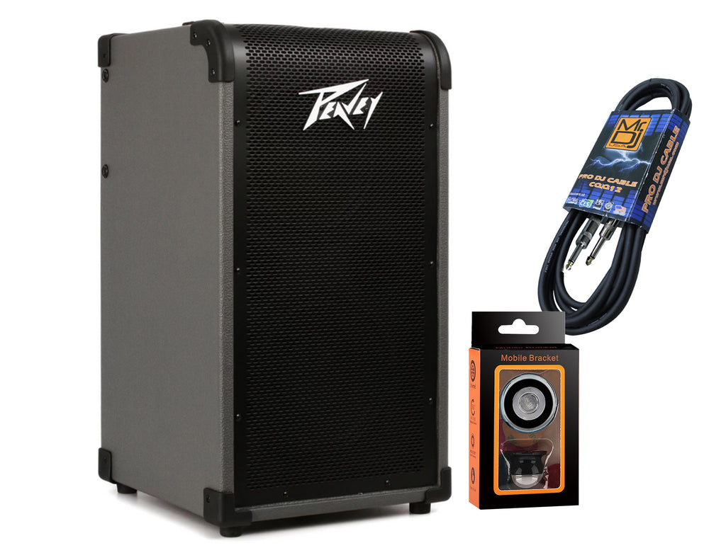 Peavey MAX 208 2x8" 200-watt Bass Combo Amp+ Free Mr Dj Instrument Cable+Phone Holder