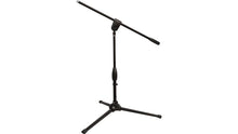 Load image into Gallery viewer, Ultimate Support MC-40B PRO SHORT Classic Series Microphone Stand with Three-way Adjustable Boom Arm and Stable Tripod Base