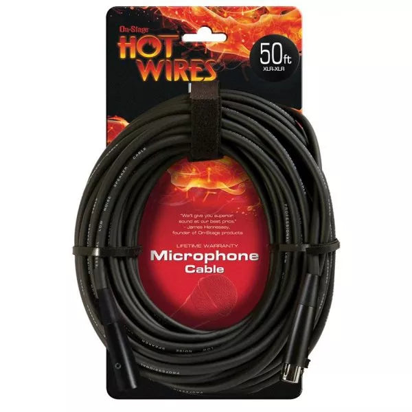 On-Stage MC12-50 Mic Cable (50', XLR-XLR)