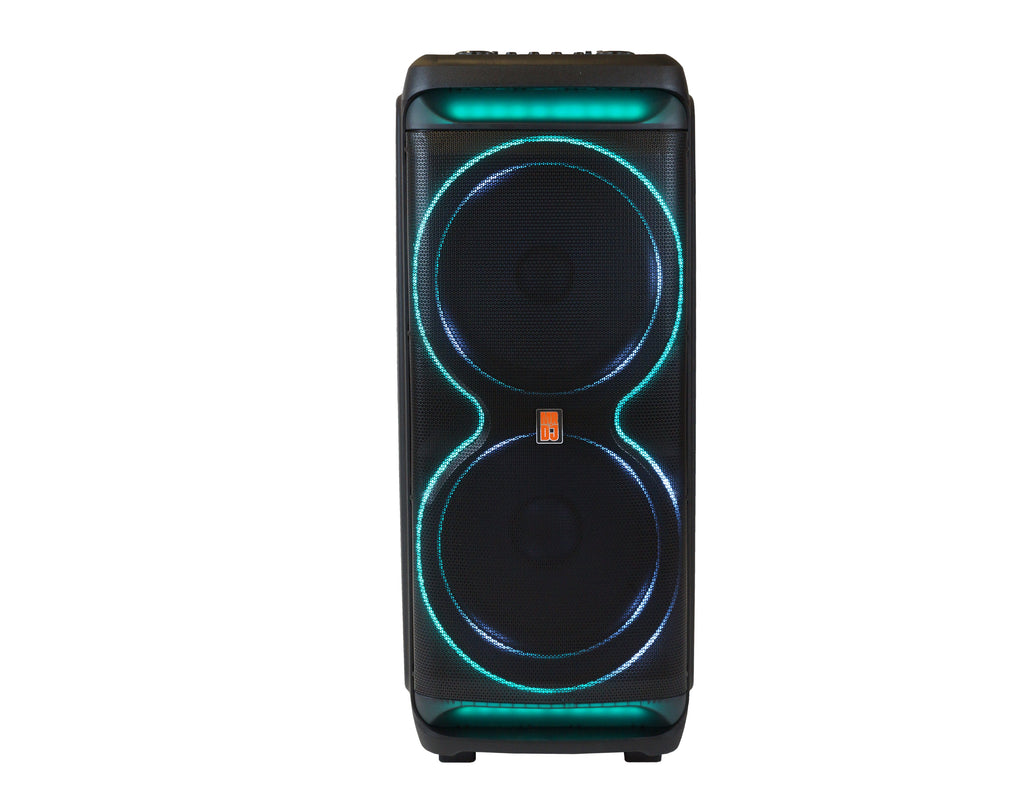 2 MR DJ MEMPHIS Dual 15” Powered Bluetooth DJ Speaker 6000W Active PA System