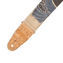Load image into Gallery viewer, Levy's Leathers MH8P-010 Hemp Guitar Strap - Yellow, Orange, Black Rosa