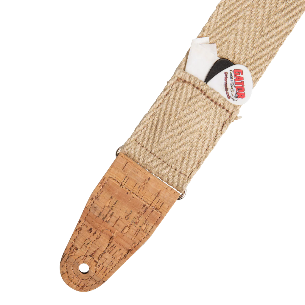 Levy's Leathers MH8P-010 Hemp Guitar Strap - Yellow, Orange, Black Rosa