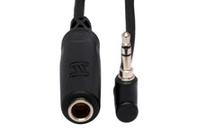 Charger l'image dans la galerie, Hosa MHE-100.5 Right-angle 3.5mm TRS Male to 1/4" TRS Female Adapter Cable