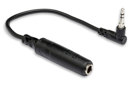 Hosa MHE-100.5 Right-angle 3.5mm TRS Male to 1/4