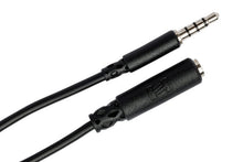 Charger l'image dans la galerie, Hosa MHE-158 3.5mm TRRS Female to Slim 3.5mm TRRS Male Smartphone Adapter