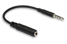 Charger l'image dans la galerie, Hosa MHE-158 3.5mm TRRS Female to Slim 3.5mm TRRS Male Smartphone Adapter