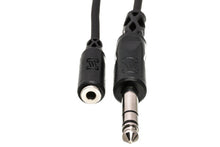 Charger l'image dans la galerie, Hosa MHE-310 3.5mm TRS Female to 1/4" TRS Male Extension Cable 10 foot