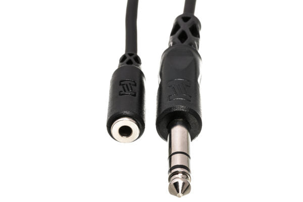 Hosa MHE-325 3.5mm TRS Female to 1/4" TRS Male Extension Cable 25 foot