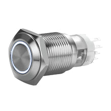 Load image into Gallery viewer, Install Bay MIBRSSW16 16 mm Stainless Momentary Switch With Harness 5A IP67-white