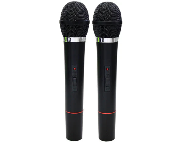 MR DJ MIC3250 Dual Handheld Wireless Mic System