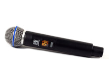 Load image into Gallery viewer, MR DJ MICUHF300 Dual UHF Wireless Microphone System Kit with 2 Handheld &amp; LED display