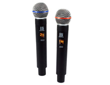 Load image into Gallery viewer, 2 MR DJ MICUHF300 Dual UHF Wireless Microphone System Kit 2 Handheld &amp; LED display