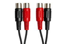 Load image into Gallery viewer, Hosa MID-202 Dual MIDI Cable 6.6 foot (2 meter)