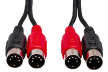 Charger l'image dans la galerie, Hosa MID-201 Dual MIDI Cable 3.3 foot (1 meter)
