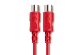 Hosa MID-310RD MIDI Cable - 10 foot Red
