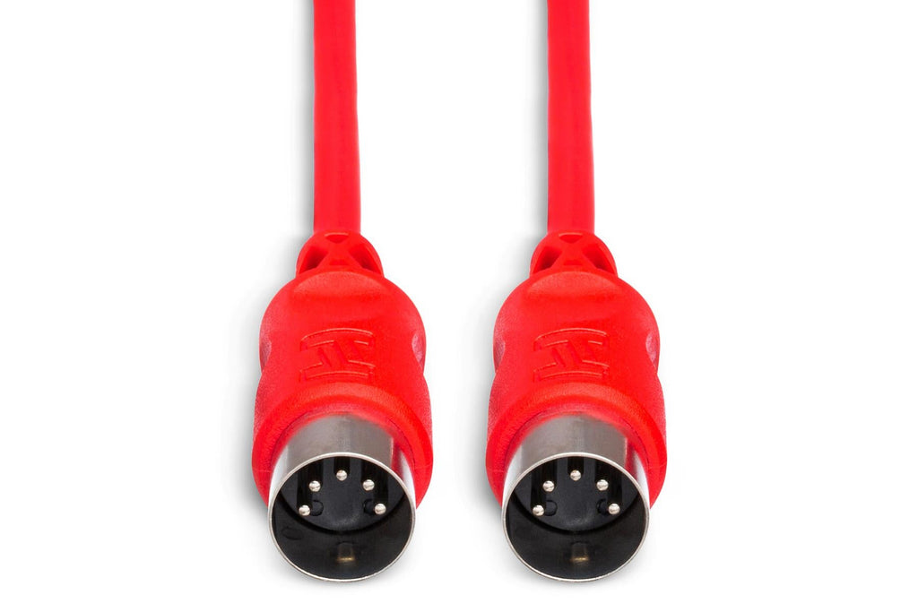 Hosa MID-303RD MIDI Cable 3 foot Red