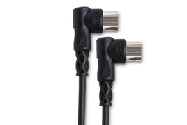Hosa MID-305RR Right-angle MIDI Cable - 5 foot