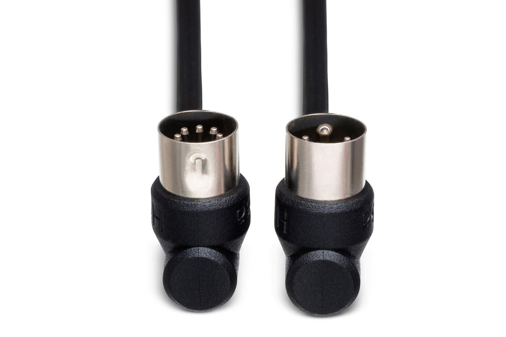 Hosa MID-303RR Right-angle MIDI Cable - 3 foot