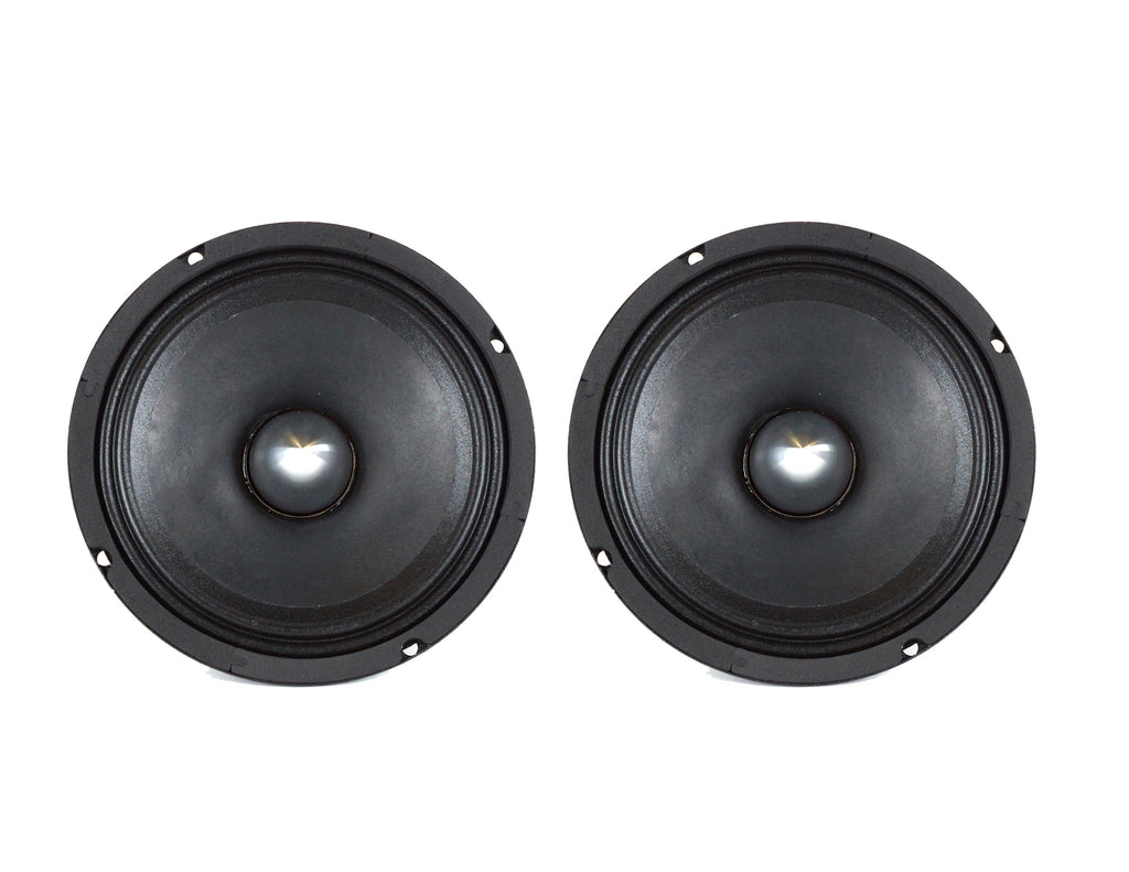 Absolute MID65P 6.5" 500W Mid-Range Aluminum Bullet Loudspeaker + Flat Box