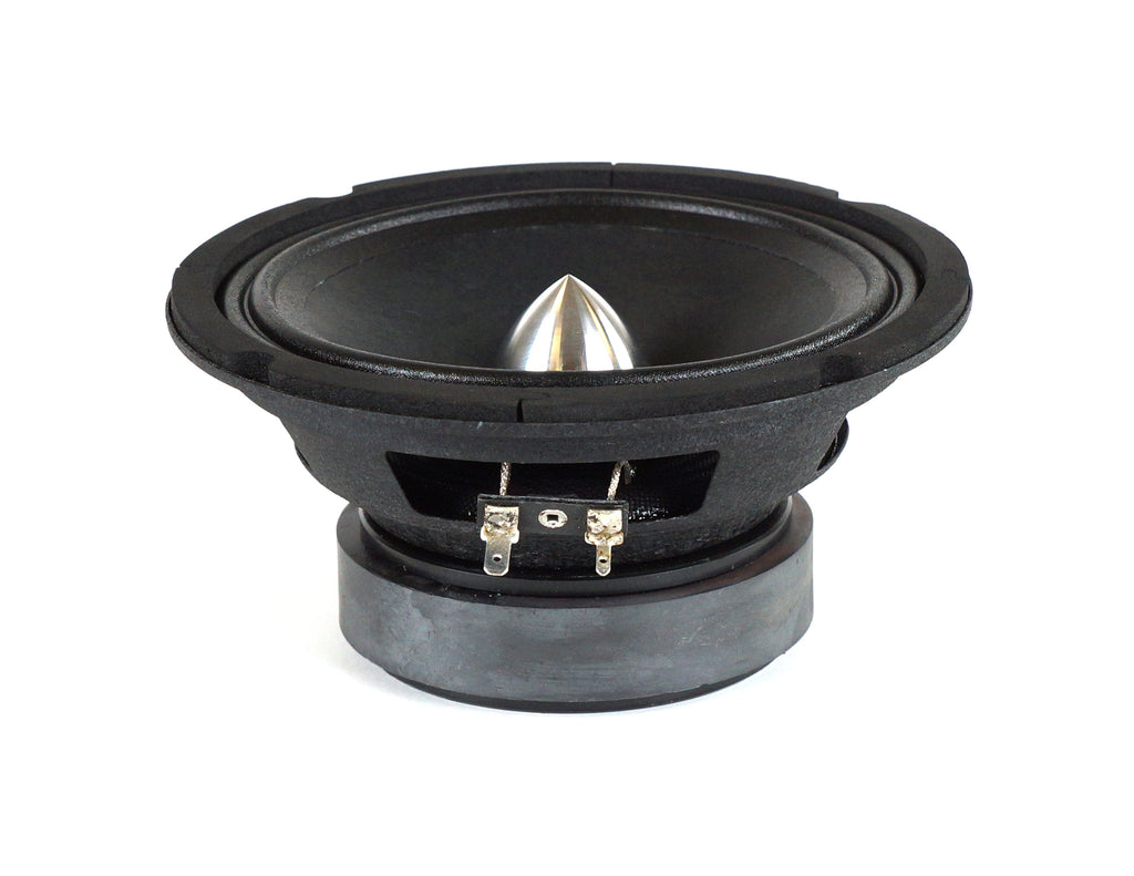 2 Pair Absolute MID65P 6.5" 500W Mid-Range Aluminum Bullet Loudspeaker