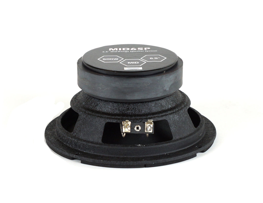 2 Pair Absolute MID65P 6.5" 500W Mid-Range Aluminum Bullet Loudspeaker