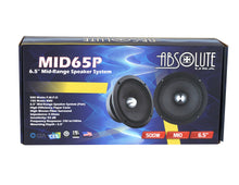 Load image into Gallery viewer, Absolute MID65P 6.5" 500W Mid-Range Aluminum Bullet Loudspeaker + Flat Box