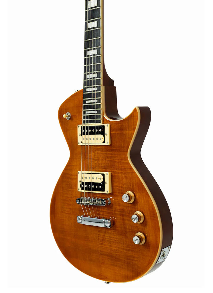 Tagima MIRACH-FL TAMB DF Electric Guitar - Trans. Amber
