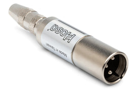 Hosa MIT-129 1/4 inch TS Female Hi-Z to XLR Male Lo-Z In-line Impedance Transformer