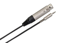 Charger l'image dans la galerie, Hosa MIT-156 Impedance Transformer XLR Female to 3.5 mm TRS Male 18 inch