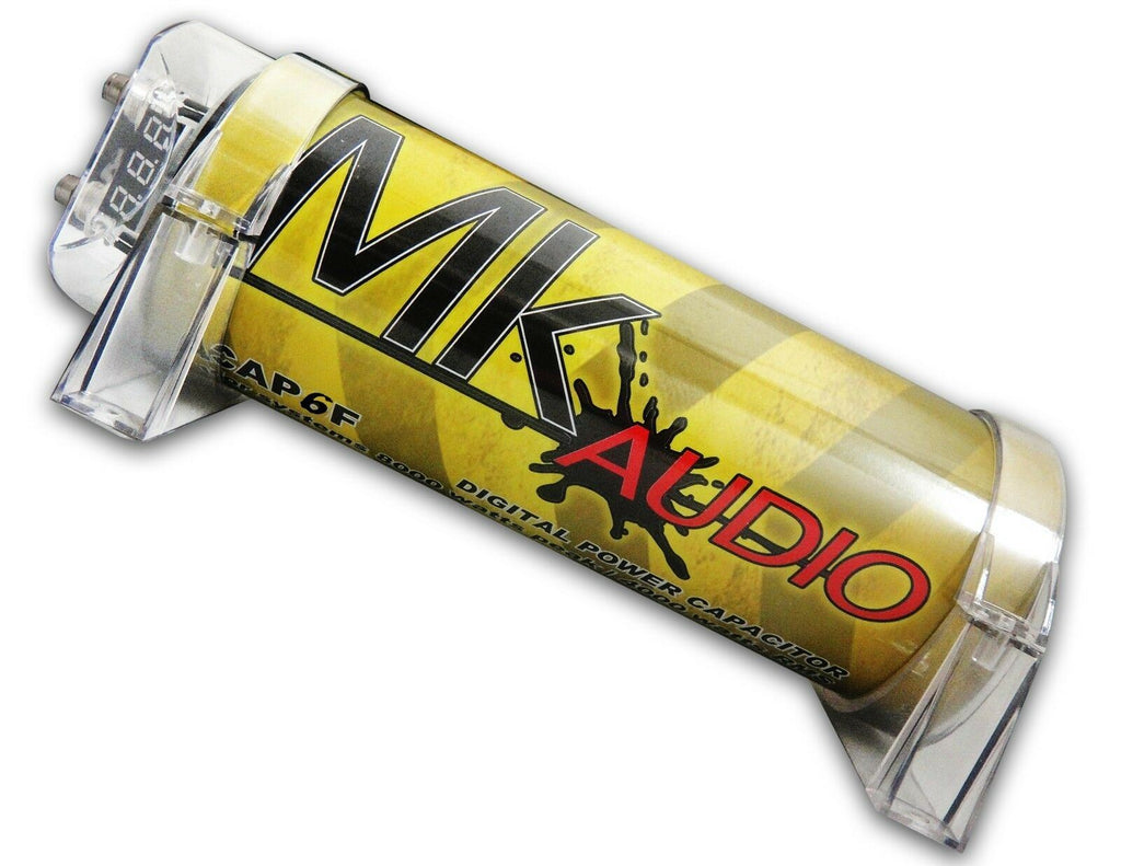 MK AUDIO CAP6F 6 Farad Power CAR Capacitor for Energy Storage to Enhance BASS DE