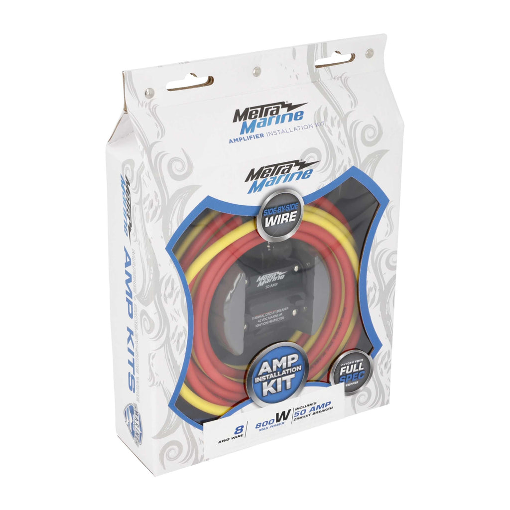 Marine ML-AK8-10 8 AWG Marine Amp Kit - 10ft. w/ Circuit Breaker
