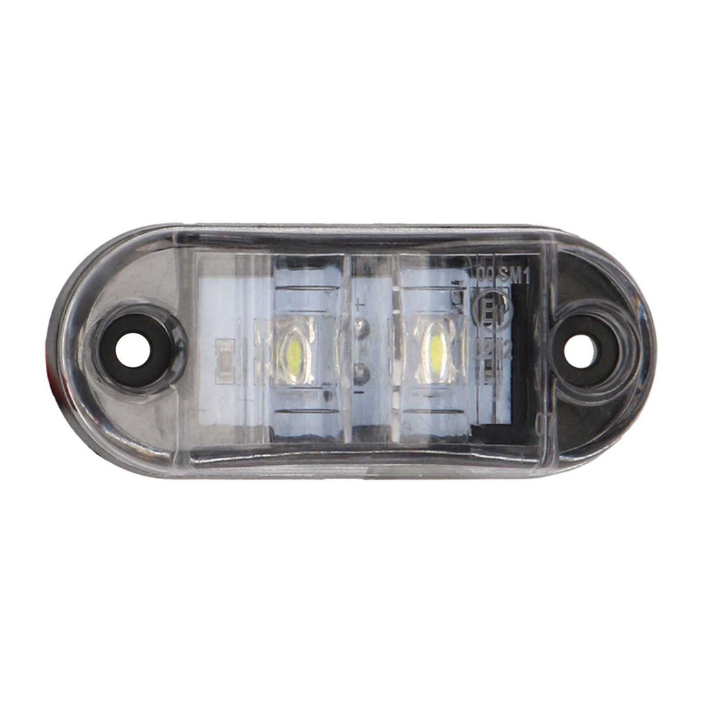 Marine ML-AL2CL-B Blue 2-LED Accent Light - Clear Plastic Bezel