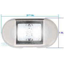 Load image into Gallery viewer, Marine ML-AL2SS-B Blue 2-LED Accent Light - Stainless Steel Bezel
