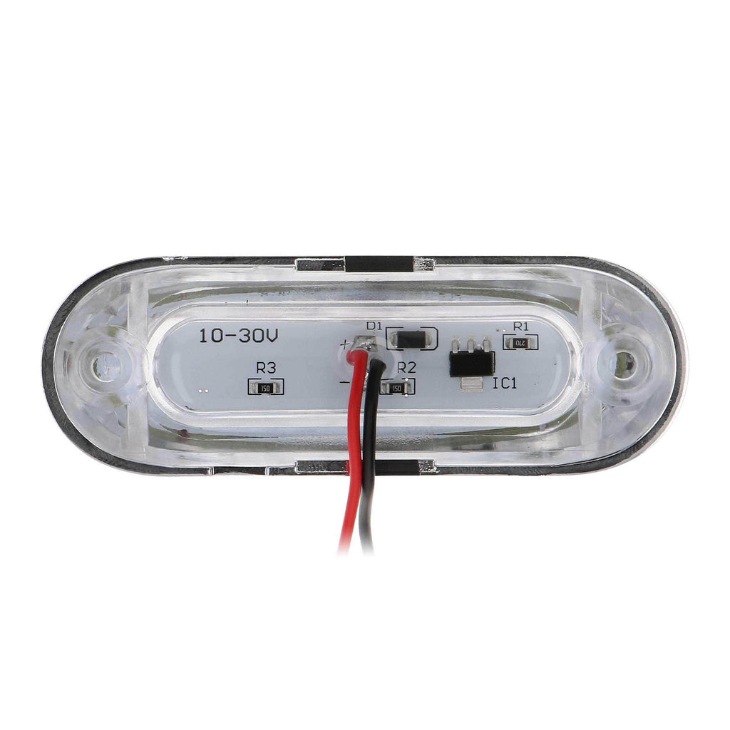 Marine ML-AL4CL-B Blue 4-LED Accent Light - Chrome Plastic Bezel