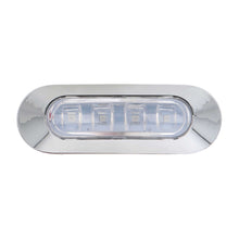 Load image into Gallery viewer, Marine ML-AL4CL-B Blue 4-LED Accent Light - Chrome Plastic Bezel
