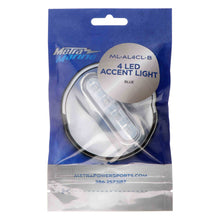 Load image into Gallery viewer, Marine ML-AL4CL-B Blue 4-LED Accent Light - Chrome Plastic Bezel